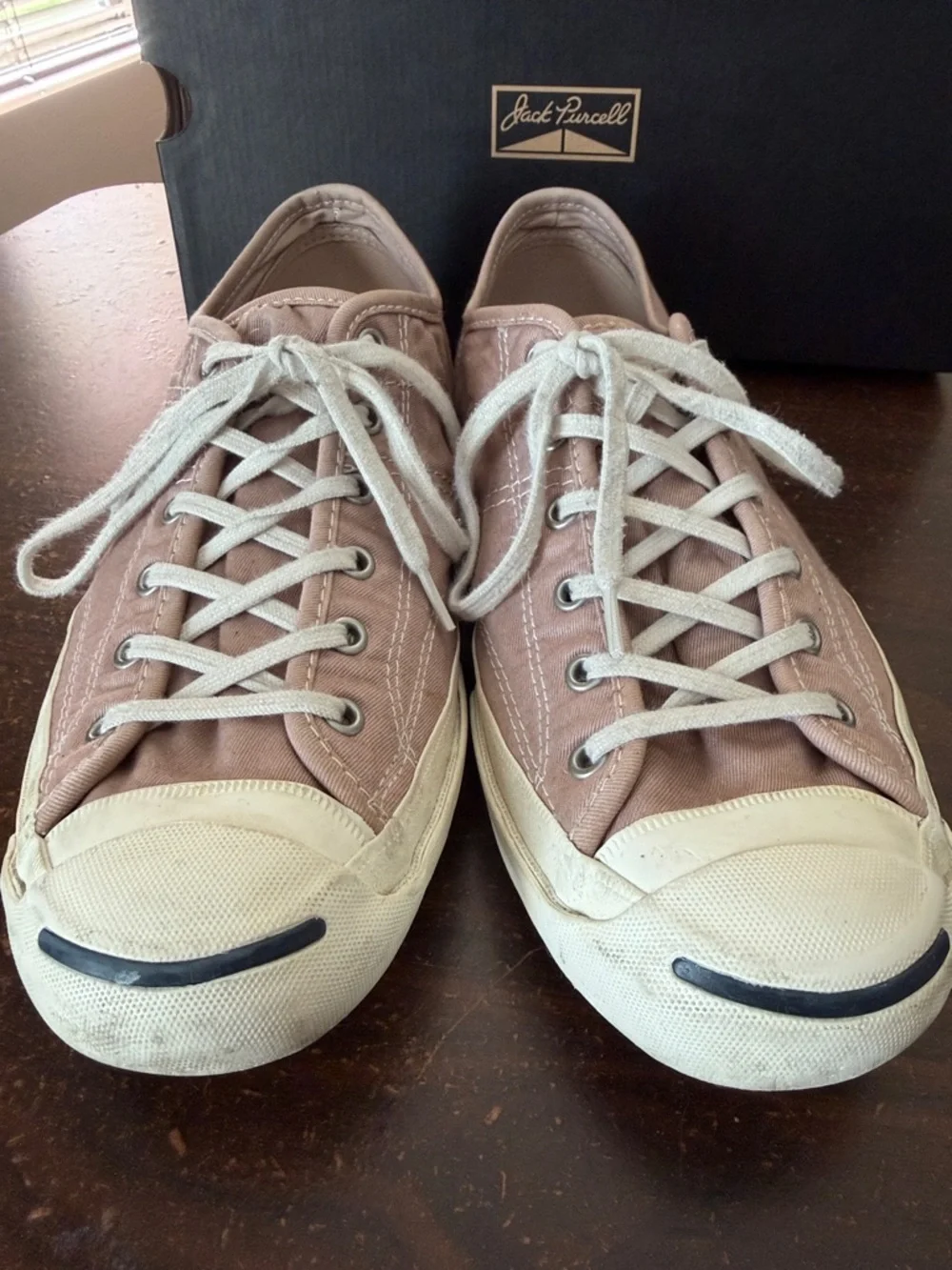 Converse Jack Purcell Helen Ox Bark Egret Shoes Size 11W / 9.5M vintage 2005 - Picture 3 of 7